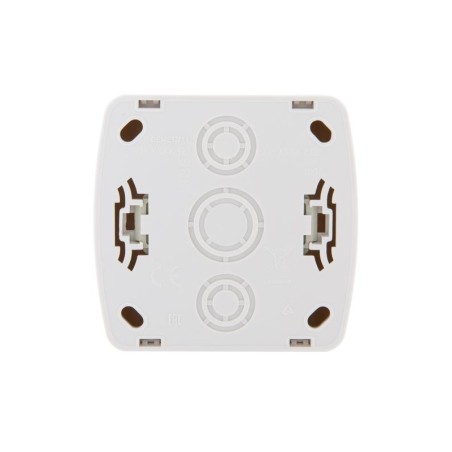 Розетка 1-м ОП Demet 16А IP20 без заземл. керамика бел. LEZARD 711-0200-121
