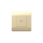 Розетка компьютерная 1-м NEW3-E RJ45 шампань CHINT 431416 Розетка компьютерная 1-м NEW3-E RJ45 шампань CHINT 431416