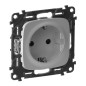 Розетка 1-м СП Valena Allure 16А IP20 250В 2P+E винтов. клеммы с лицев. панелью механизм алюм. Leg 753924 Розетка 1-м СП Valena Allure 16А IP20 250В 2P+E винтов. клеммы с лицев. панелью механизм алюм. Leg 753924