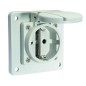 Розетка встраиваемая Schuko 16А 3п 250В IP54 фланец 75х75 Quick Connect сер. Bals 71109 Розетка встраиваемая Schuko 16А 3п 250В IP54 фланец 75х75 Quick Connect сер. Bals 71109