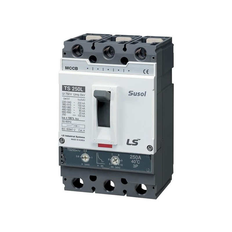 Выключатель автоматический 3п 3т 250А 85кА TS250H FMU LS Electric 105021900 Выключатель автоматический 3п 3т 250А 85кА TS250H FMU LS Electric 105021900