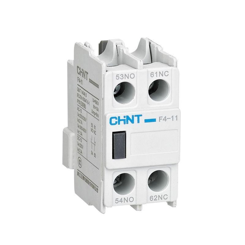 Приставка доп.контакты F4-20 к контактору NC1 NC2 NC8 (R) CHINT 439517 Приставка доп.контакты F4-20 к контактору NC1 NC2 NC8 (R) CHINT 439517