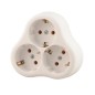 Разветвитель 3-м с заземл. Accessories треугольный LEZARD 715-0900-609 Разветвитель 3-м с заземл. Accessories треугольный LEZARD 715-0900-609