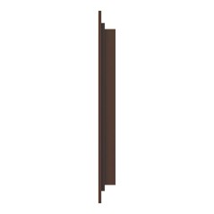 Решетка вентиляционная РП фланец 432х117 переточная 455х133 пластик Brown ERA 4513РП кор