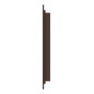 Решетка вентиляционная РП фланец 432х117 переточная 455х133 пластик Brown ERA 4513РП кор