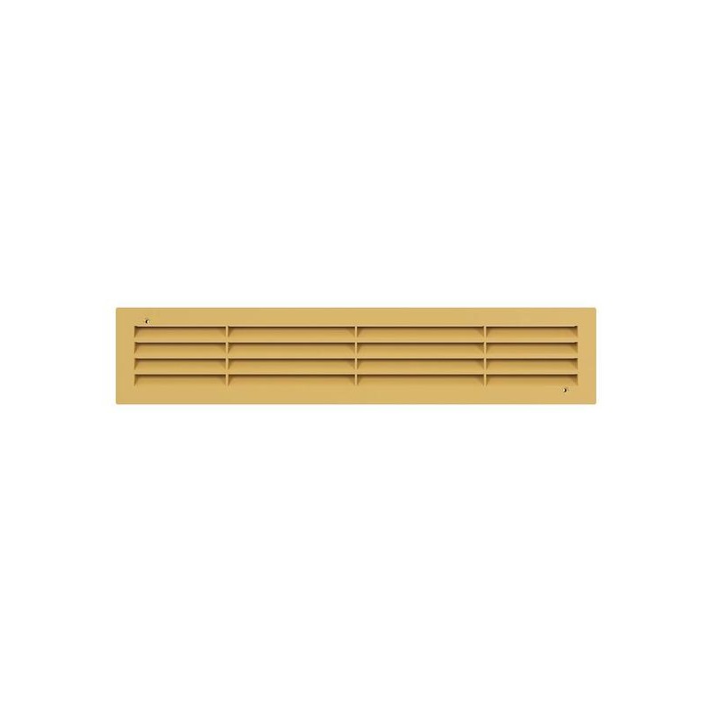 Решетка вентиляционная ДП фланец 420х73 переточная 450х91 пластик Beige ERA 4409ДП беж