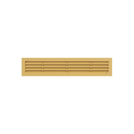Решетка вентиляционная ДП фланец 420х73 переточная 450х91 пластик Beige ERA 4409ДП беж