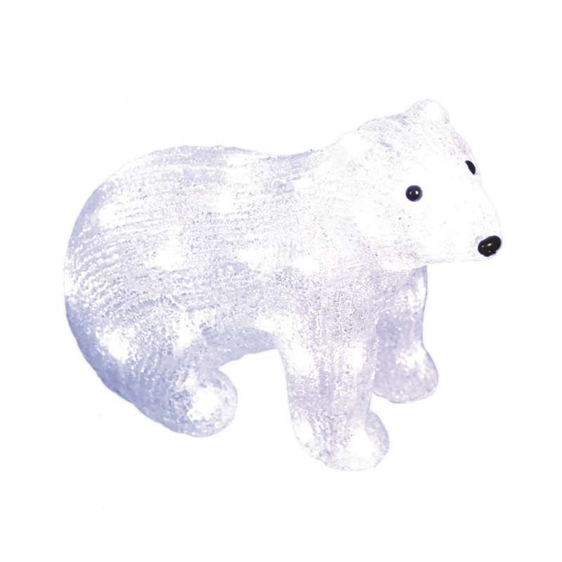 Гирлянда светодиодная "Белый медведь-4" ULD-M3125-040/STA WHITE IP20 WHITE BEAR-4 40LED 31х15х25см IP20 бел. Uniel 11037