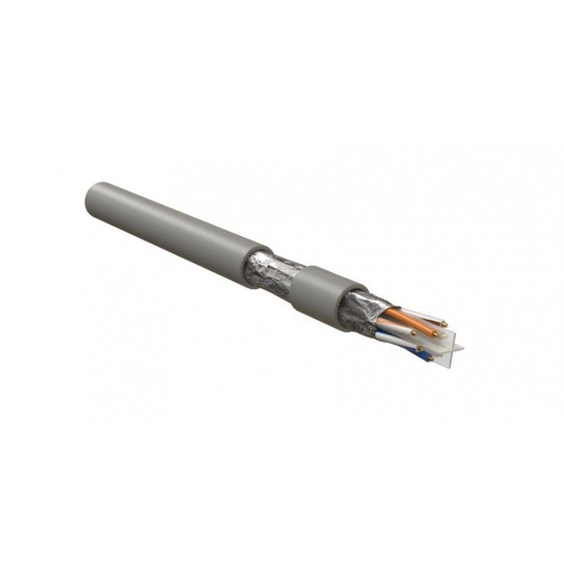 Кабель F/UTP кат.6 4х2х23 AWG однопров. жилы solid PVC IFUTP4-C6-S23/1-FRPVC-GY для сетей Industrial Ethernet сер. (уп.500м) Hyp
