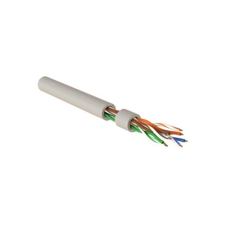 Кабель U/UTP кат.5E 4х2х24AWG ОЖ solid PVC IUUTP4-C5E-S24/1-FRPVC-GY для сетей Industrial Ethernet сер. (уп.500м) Hyperline 4440