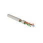 Кабель U/UTP кат.5E 4х2х24AWG ОЖ solid PVC IUUTP4-C5E-S24/1-FRPVC-GY для сетей Industrial Ethernet сер. (уп.500м) Hyperline 4440