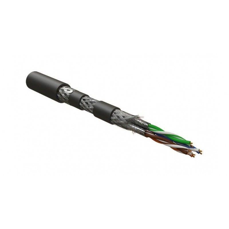 Кабель S/FTP кат.6A 4х2х23 AWG многопров. жилы patch бронир. SHF1/SHF1 ISFTP4-C6A-P23/7-ARM/W-SHF1/SHF1-BK для сетей Industrial Кабель S/FTP кат.6A 4х2х23 AWG многопров. жилы patch бронир. SHF1/SHF1 ISFTP4-C6A-P23/7-ARM/W-SHF1/SHF1-BK для сетей Industrial