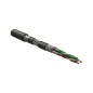 Кабель S/FTP кат.6A 4х2х23 AWG многопров. жилы patch бронир. SHF1/SHF1 ISFTP4-C6A-P23/7-ARM/W-SHF1/SHF1-BK для сетей Industrial Кабель S/FTP кат.6A 4х2х23 AWG многопров. жилы patch бронир. SHF1/SHF1 ISFTP4-C6A-P23/7-ARM/W-SHF1/SHF1-BK для сетей Industrial