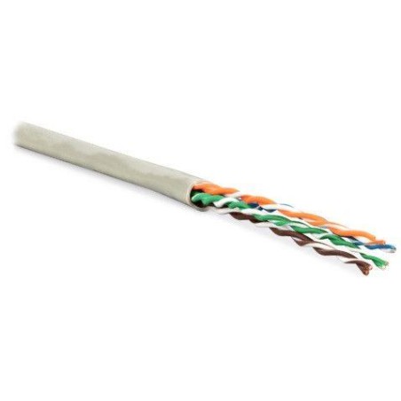 Кабель витая пара неэкранир. U/UTP кат.6 4 пары 24 AWG МЖ patch без разделит. PVC нг(А)-HF -5град.C-+60град.C UUTP4-C6-P24-NCR-I