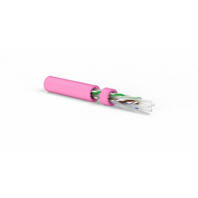 Кабель витая пара неэкранир. U/UTP кат.6A (10GBE) 4 пары 23 AWG ОЖ solid LSZH UUTP4-C6A-S23-IN-LSZH-PK-500 роз. (уп.500м) Hyperl Кабель витая пара неэкранир. U/UTP кат.6A (10GBE) 4 пары 23 AWG ОЖ solid LSZH UUTP4-C6A-S23-IN-LSZH-PK-500 роз. (уп.500м) Hyperl