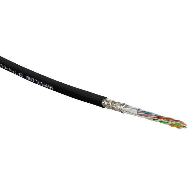 Кабель витая пара SF/UTP кат.5E 4 пары 24 AWG ОЖ solid экран-фольга + медн. оплетка LSZH -20град.C-+75град.C SFUTP4-C5E-S24-IN-L Кабель витая пара SF/UTP кат.5E 4 пары 24 AWG ОЖ solid экран-фольга + медн. оплетка LSZH -20град.C-+75град.C SFUTP4-C5E-S24-IN-L