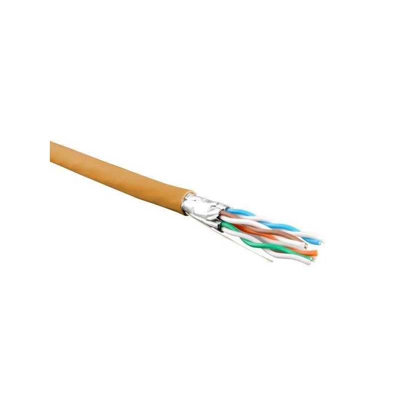 Кабель витая пара экранир. U/FTP кат.6 4 пары 23 AWG ОЖ solid кажд. пара в фольге LSZH нг(А)-HF -20град.C-+60град.C гарантия: 15