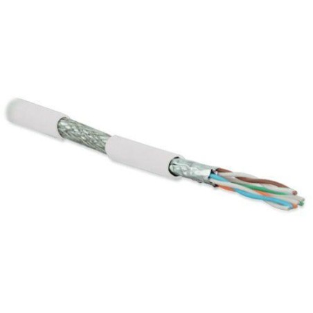 Кабель витая пара экранир. S/FTP кат.6A 4 пары 23 AWG ОЖ solid кажд. пара в фольге общий экран-медн. оплетка для внутр. прокладк