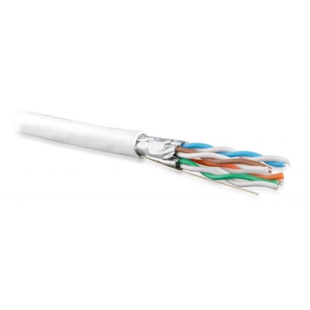 Кабель витая пара U/FTP кат.6A (10GBE) 4 пары 23 AWG ОЖ solid кажд. пара в экране без общего экрана нг(А)-HF -20град.C-+60град.C