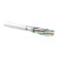 Кабель витая пара U/FTP кат.6A (10GBE) 4 пары 23 AWG ОЖ solid кажд. пара в экране без общего экрана нг(А)-HF -20град.C-+60град.C