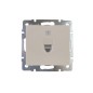 Розетка телефонная Rain RJ11 евро стандарт механизм крем. LEZARD 703-0388-137