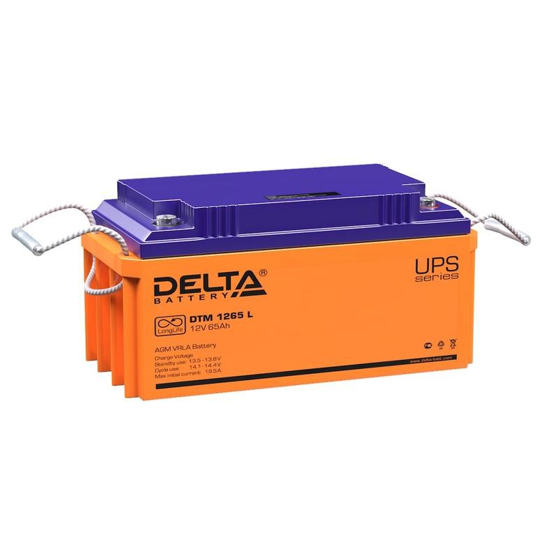 Аккумулятор UPS 12В 65А.ч Delta DTM 1265 L Аккумулятор UPS 12В 65А.ч Delta DTM 1265 L
