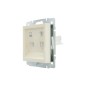 Розетка компьютерная + телефонная 1-м СП Vesna механизм крем. LEZARD 742-0388-143 Розетка компьютерная + телефонная 1-м СП Vesna механизм крем. LEZARD 742-0388-143