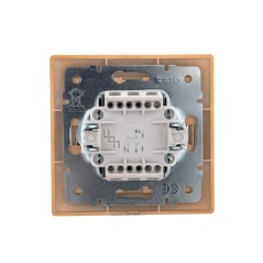 Выключатель 2-кл. Mira ясень LEZARD 701-4747-101