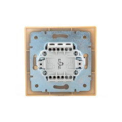 Выключатель 1-кл. Mira с подсветкой ясень LEZARD 701-4747-111