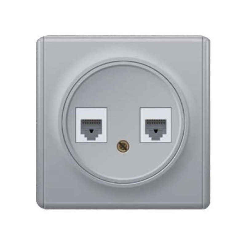 Розетка компьютерная + телефонная 2-м СП Florence RJ45 + RJ11 кат.5E механизм сер. (1E20801302) OneKeyElectro 2172840 Розетка компьютерная + телефонная 2-м СП Florence RJ45 + RJ11 кат.5E механизм сер. (1E20801302) OneKeyElectro 2172840