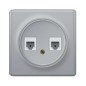 Розетка компьютерная + телефонная 2-м СП Florence RJ45 + RJ11 кат.5E механизм сер. (1E20801302) OneKeyElectro 2172840 Розетка компьютерная + телефонная 2-м СП Florence RJ45 + RJ11 кат.5E механизм сер. (1E20801302) OneKeyElectro 2172840