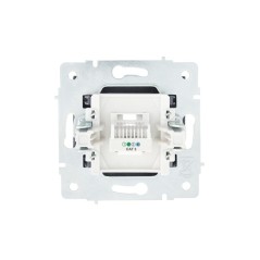 Розетка телефонная СП Vesna евро стандарт механизм графит LEZARD 742-3488-137