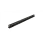 Органайзер кабельный вертикальный CMF-R42U-F106-СS-RAL9005 для шкафов TSR с крышкой для профиля тип F Hyperline 483756 Органайзер кабельный вертикальный CMF-R42U-F106-СS-RAL9005 для шкафов TSR с крышкой для профиля тип F Hyperline 483756