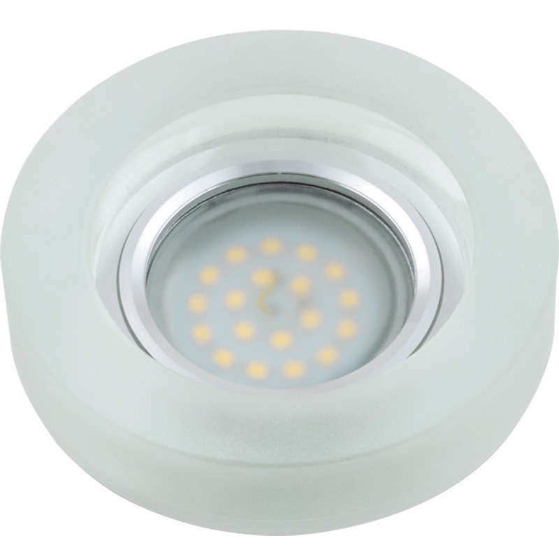 Светильник декоративный Luciole DLS-L110 GU5.3 CHROME/MATT CLEAR GU5.3 встраив. доп. светодиод. подсветка 3Вт без лампы основани Светильник декоративный Luciole DLS-L110 GU5.3 CHROME/MATT CLEAR GU5.3 встраив. доп. светодиод. подсветка 3Вт без лампы основани