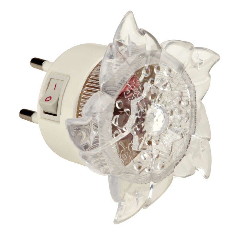 Светильник-ночник DTL-308-ок/RGB/4LED/05Вт выкл. на корпусе блист. Uniel 10320