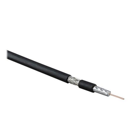 Кабель COAX-RG6-LSZH-100 коаксиальный RG-6 75Ом (ТВ SAT CATV) жил. - 18 AWG общ. d6.9мм LSZH (уп.100м) Hyperline 49039
