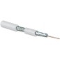 Кабель COAX-SAT703N-WH-100 коаксиальный SAT703N 75Ом жил. - 17 AWG (1.13мм медьsolid) экран - фольга+оплетка (луженная медь 45пр