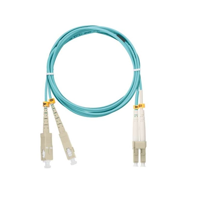 Патч-корд NMF-PC2M3C2-SCU-LCU-003 волоконно-оптический (шнур)перех. 50/125 (ОМ3) SC/UPC-LC/UPC двойн. LSZH нг(В)-HFLTx 3м NIKOMA