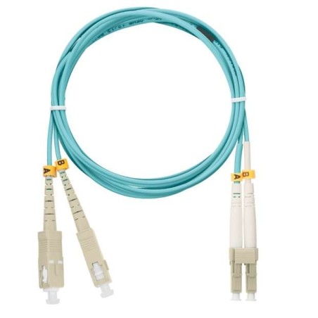 Патч-корд NMF-PC2M3C2-SCU-LCU-003 волоконно-оптический (шнур)перех. 50/125 (ОМ3) SC/UPC-LC/UPC двойн. LSZH нг(В)-HFLTx 3м NIKOMA