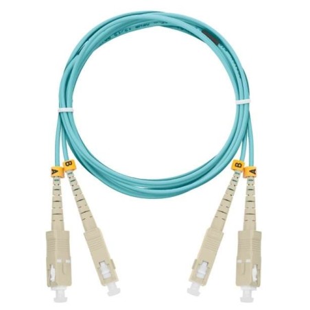 Патч-корд NMF-PC2M3C2-SCU-SCU-003 волоконно-оптический соед. многомод. 50/125мкм стандарта ОМ3 SC/UPC-SC/UPC двойн. LSZH нг(В)-H