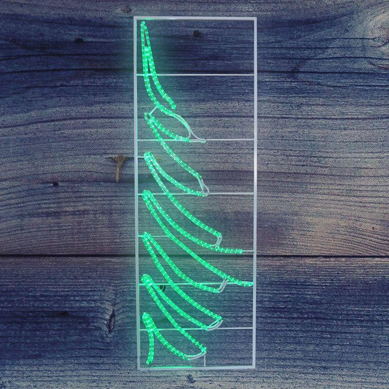 Фигура светодиодная "Елочка" 200х68см 504LED зел. 34Вт 220-240В IP65 дюралайт Neon-Night 501-352