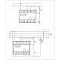 Реле тока PR-610-05 (540-640А, с выносным ТТ в комплекте, 1 модуль, монтаж на DIN-рейке) F@F EA03.004.013