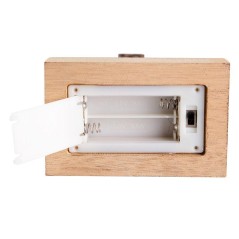 Фигура деревянная "Ель со снежинками" 9.5х6х31см 0.1Вт IP20 с подсветкой Neon-Night 504-013