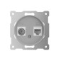Розетка компьютерная + телевизионная 2-м СП Florence RJ45 + TV кат.5E механизм сер. (1E20811302) OneKeyElectro 7700246 Розетка компьютерная + телевизионная 2-м СП Florence RJ45 + TV кат.5E механизм сер. (1E20811302) OneKeyElectro 7700246