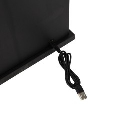 Камин светодиодный "Авангард" 30х13х30см 4LED 5Вт 5В IP20 эффект живого огня USB и элементы питания 3хC (не в компл.) черн. Neon