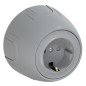 Розетка Rotondo с заземл. защ. шторки винтов. контакты сер. OneKeyElectro 7700879