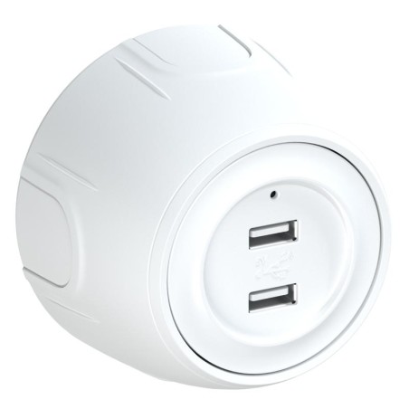 Розетка USB 2-м Rotondo с подсветкой бел. OneKeyElectro 7700896