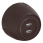 Розетка USB 2-м Rotondo с подсветкой корич. OneKeyElectro 7700898 Розетка USB 2-м Rotondo с подсветкой корич. OneKeyElectro 7700898