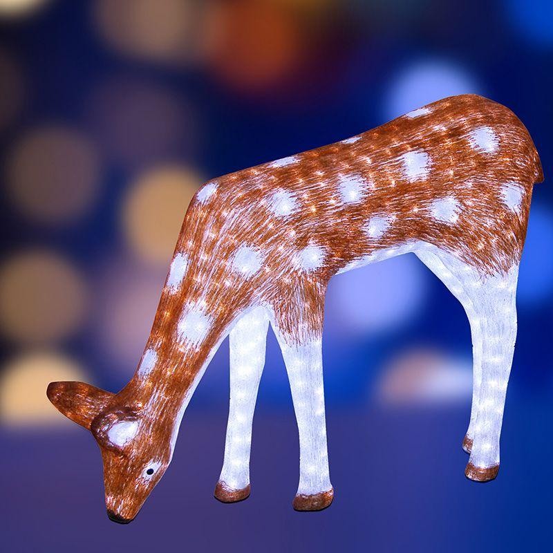 Фигура светодиодная акриловая "Олень мама коричневая" 82х116см 300LED 36Вт IP65 понижающ. трансф. в компл. Neon-Night 513-104 Фигура светодиодная акриловая "Олень мама коричневая" 82х116см 300LED 36Вт IP65 понижающ. трансф. в компл. Neon-Night 513-104