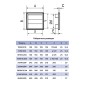 Выход стенной КФ фланец d100 жалюзи 150x150 ASA ERA 1515К10Ф Выход стенной КФ фланец d100 жалюзи 150x150 ASA ERA 1515К10Ф